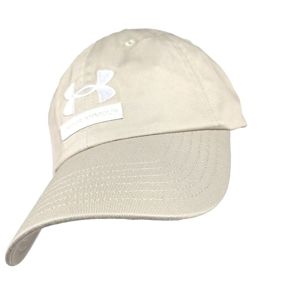 Under Armour UA Free Fit Essential Adjustable Strap Cap Hat Tan NWT New